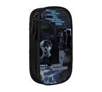 IZIWDORW Matthew Gray gubler Pencil Case with 3 Mesh Dividers - Portable Zipper Bag for Stationery, Jewelry, Earphones (Polyester)