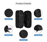 IZIWDORW Matthew Gray gubler Pencil Case with Keychain Hook - Portable Oxford Cloth Pouch for Pens, Keys, USB Drives