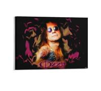IZIWDORW Ozzy Osbourne Framed Art Canvas Wall Piece for Artistic Interior Touch Office Living Room Lounge