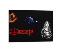 IZIWDORW Ozzy Osbourne Handcrafted Framed Canvas Art for Elegant Wall Style Living Room Kitchen Bedroom