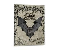 IZIWDORW Ozzy Osbourne Premium Canvas Wall Frame Art for Contemporary Home Style Kitchen Living Area Touch
