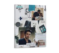 IZIWDORW Patrick dempsey doctor Canvas Wall Framed Print for Home Accent Bedroom Lounge Dining Area Interior Decoration