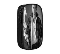 IZIWDORW Ryan Gosling Pencil Case for Artists & Writers - 5 Pen Slots + 3 Mesh Pockets, Easy to Clean Oxford Fabric