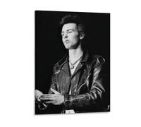 IZIWDORW Sid Vicious Bright Canvas Wall Framed Art Print for Office Kitchen Bedroom Home Style Upgrade