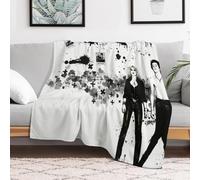 IZIWDORW Sid Vicious Soft Foldable Blanket for Car Travel Winter No Shedding Velvet Breathable Plush Feel