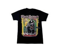 IZIWDORW T Shirt 1 Side 666 Live in Concert Black Sabbath Shirt Classic Black Unisex with Iconic Band Logo