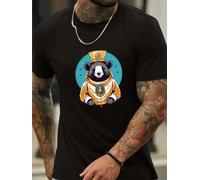 IZIWDORW T Shirt Chemistry Chemist 100% Cotton Short Sleeve, Round Neck, Geometric Pattern, AllSeason Wear, 180g Multicolor