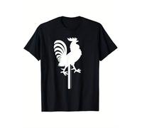 IZIWDORW T Shirt Men's Gothic Biker Rebel Edgy Skull & Angel Wings Graphic with Hold Beast Angel Mad for Man Slogan, Red/White/Black Contrast, Short Sleeve Round Neck Casual Shirt for Men