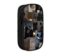 IZIWDORW Team Damon Salvatore Pencil Case for Artists on The Go - Water-Resistant Oxford Cloth with Brush Loops & Pen Slots