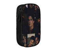 IZIWDORW Team Damon Salvatore Pencil Case for Gardening Supplies - Oxford Cloth with Zipper for Seed Packets, Markers, Gloves