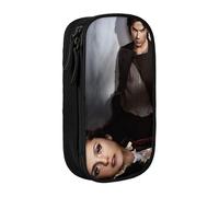 IZIWDORW Team Damon Salvatore Pencil Case with Magnetic Closure - Quick-Access Design for Pens, Sticky Notes, Paper Clips