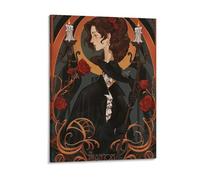 IZIWDORW The phantom of the opera Creative Home Decor Framed Canvas Artwork Bright Colors Modern Style Wall Hanging Composition