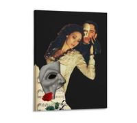 IZIWDORW The phantom of the opera Handcrafted Decorative Canvas Wall Art with Frame for Peaceful Interior Room Vibe
