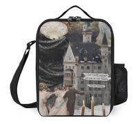 IZIWDORW The Phantom of The Opera Lunch Boxes Collapsible Silicone Model, Space-Saving When Empty, Stands Upright When Filled