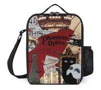 IZIWDORW The Phantom of The Opera Lunch Boxes Professional Edition, Executive Style with Document Pocket, Suitable for Business Meetings
