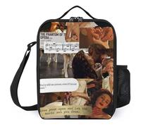 IZIWDORW The Phantom of The Opera Lunch Boxes with Built-in Cutting Board, Innovative All-in-One Design for Outdoor Enthusiasts