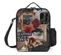 IZIWDORW The Phantom of The Opera Lunch Boxes with Integrated Bluetooth Speaker, Enjoy Music During Picnics & Lunch Breaks