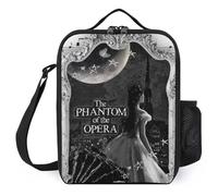 IZIWDORW The Phantom of The Opera Lunch Boxes with Integrated Bluetooth Speaker, Enjoy Music During Picnics & Lunch Breaks