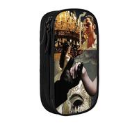 IZIWDORW The Phantom of The Opera Pencil Case for Emergency Kits - Durable Zipper Bag for First Aid, Pens, Flashlights (Portable)