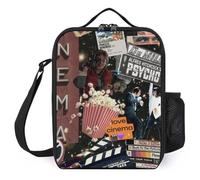 IZIWDORW Vintage Hip hop Lunch Boxes All-Season Thermal Tote, Winter Warm & Summer Cool Technology with Moisture-Proof Layer