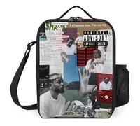 IZIWDORW Vintage Hip hop Lunch Boxes with Built-in Cutting Board, Innovative All-in-One Design for Outdoor Enthusiasts