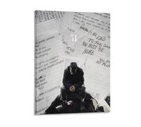 IZIWDORW XXXTentacion Framed Artistic Canvas Wall Picture for Home Ambience Relaxing Room Decoration Accent