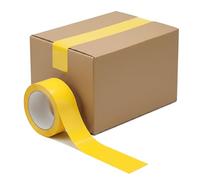 IZMAH LTD 1 x Yellow Parcel Packaging Tape - 48mm x 66m Long Heavy Duty Strong Adhesive Packing Tape - For Sealing Cardboard Boxes Shipping Shop Warehouses Parcels Office Craft Projects House Moving