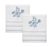 Izod Bathroom Accessories Mystic Collection, 2pc Hand Towels, White