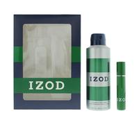 Izod Green 2 Piece Gift Set: Eau de Toilette 15ml - Body Spray 200ml