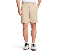 IZOD Men's 9.5-Inch Micro Poly Classic-Fit Golf Short, R. Khaki, 34