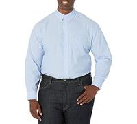 IZOD Men’s Performance Comfort Long Sleeve Solid Button Down Shirt, American Dream, S