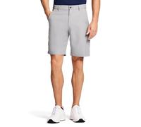 Izod Men's 9.5" Micro Poly Classic Fit Golf Short, Silver Nickel 022, 36