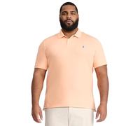 IZOD Men's Slim Fit Advantage Performance Short Sleeve Solid Polo Shirt, Cantaloupe, Large