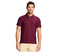 IZOD Men's Advantage Performance Short Sleeve Polo Shirt, Fig, XL