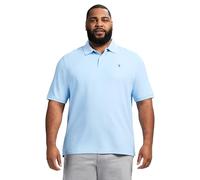 IZOD Men's Advantage Performance Short Sleeve Polo Shirt, Placid Blue, Medium