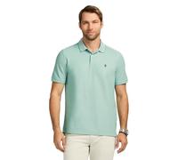 IZOD Men's Big and Tall Advantage Performance Short Sleeve Polo Shirt, Beryl Green, 5X-Large Tall