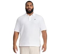 Izod Men's Big and Tall Advantage Performance Short Sleeve Polo Shirt, White, XXL