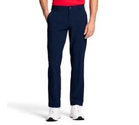Izod Men's Golf Swingflex Slim Fit Pant Casual, Peacoat, 34W x 32L