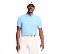 IZOD Men's Performance Golf Grid Polo Shirt, Riveria Blue, Large
