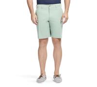 Izod Men's Saltwater 9.5" Flat Front Chino Short, Granite Green, 34
