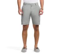 IZOD Men's Saltwater Cargo Short, Cinder Block, 38