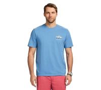 Izod Men's Saltwater Short Sleeve Graphic T-Shirt Tee, Riviera Surf, Medium