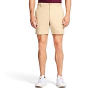 IZOD Men's Saltwater Stretch 7" Chino Short, Pale Khaki, 32W x 7L