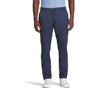 Izod Men's Saltwater Stretch Flat Front Straight Fit Chino Pant Casual, Cadet Navy, 34W / 34L