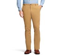 Izod Men's Saltwater Stretch Flat Front Straight Fit Chino Pant Casual, Cognac, 36W x 29L