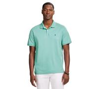 Izod Men's Short Sleeve Interlock Polo Shirt, Beryl Green, XL