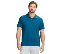 Izod Men's Short Sleeve Interlock Polo Shirt, Legion Blue, Medium