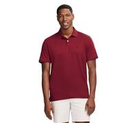IZOD Men's Short Sleeve Interlock Polo Shirt, Solid Velvet Maroon, Large