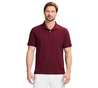 IZOD Men's Short Sleeve Interlock Polo Shirt, Velvet Maroon, Large