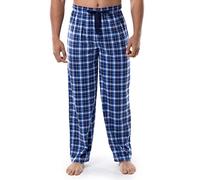 Izod Men's Silky Fleece Pyjama Bottoms, Blue/Navy, XXL